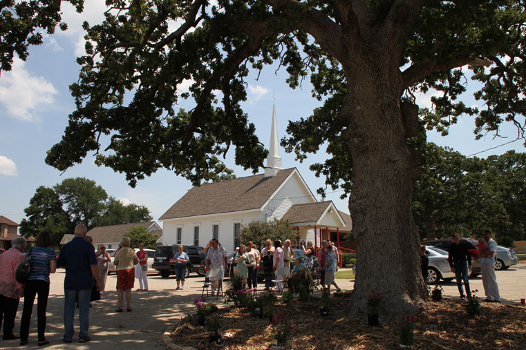 Outside Chinn's Chapel